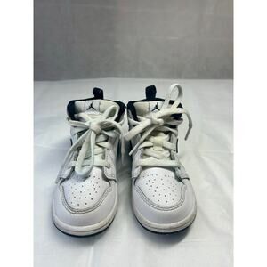 Nike Air Jordan White/Black Toddler Size 8C